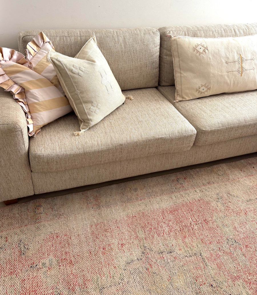 Distressed Peach & Pink | Vintage Rug