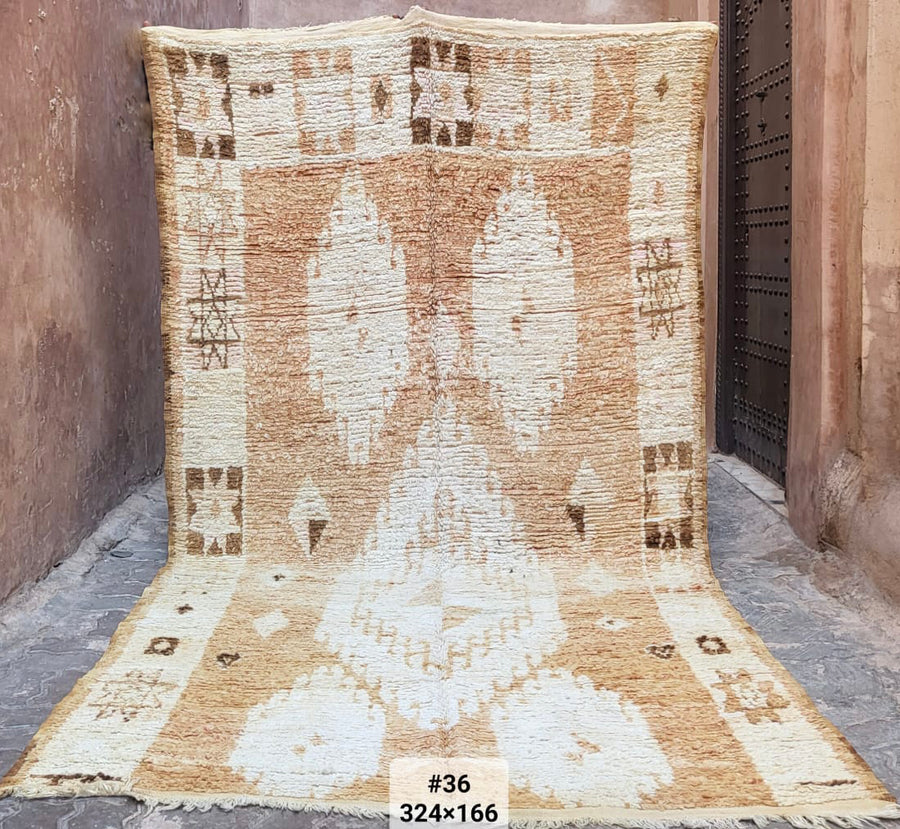 sandy Moroccan vintage rug
